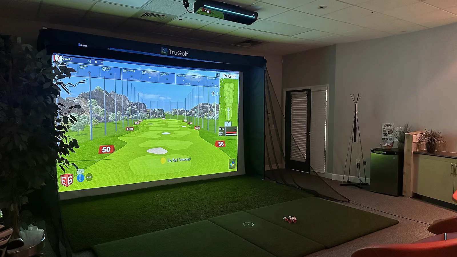 Real ParSims golf simulator listing in Bountiful, Utah